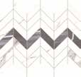 BONELLA Chevron Mosaic 10X12