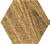BURANO GREEN Wood Look/Hexagon Ceramic Wall Tile 4 1/2X5