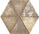 SHEEN Accent/Hexagon Ceramic Mosaic 8X9